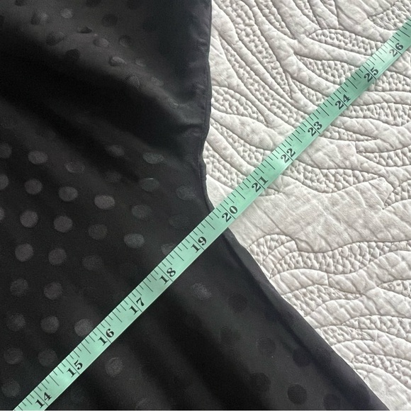 Tibi - Dot Jacquard Dolman Tie Neck Paneled Dress - Black - Picture 13 of 14